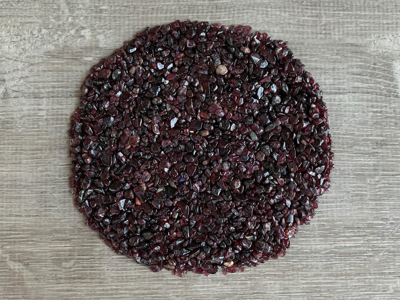 GAF TREASURES garnet chips for resin projects and art
