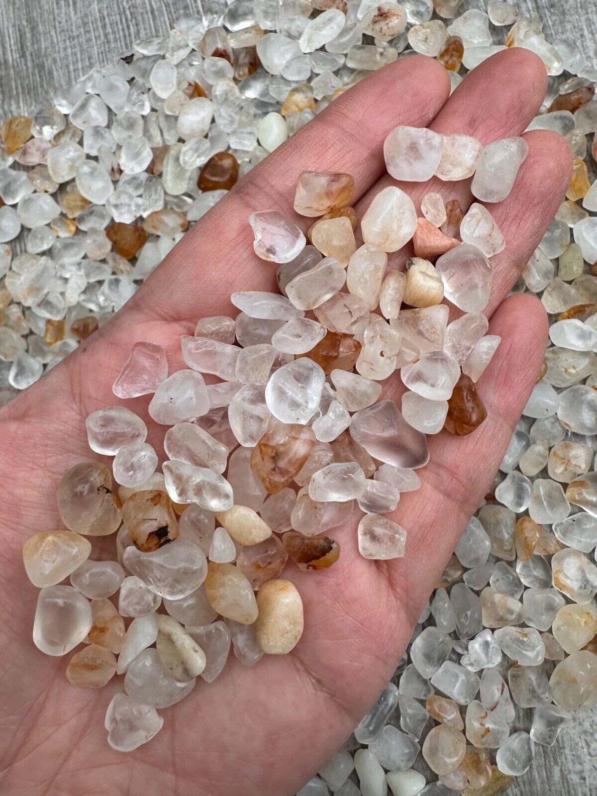 GAF TREASURES Premium Grade A quality chips with polished edges and natural texture.