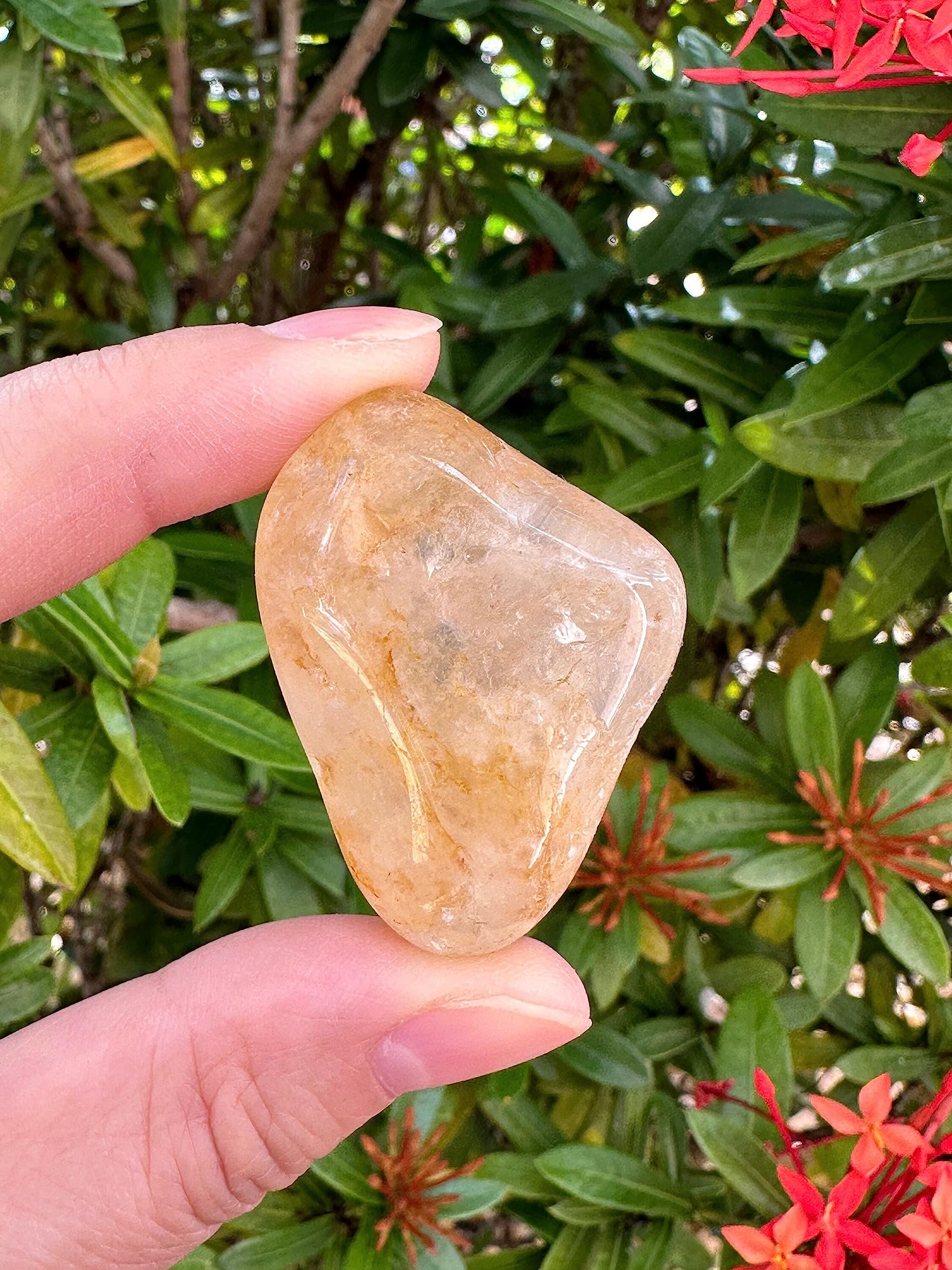 GAF TREASURES Golden Healer Quartz crystals, pocket-ready for on-the-go calm