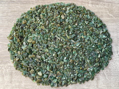 GAF TREASURES irregular green aventurine chips for creative projects