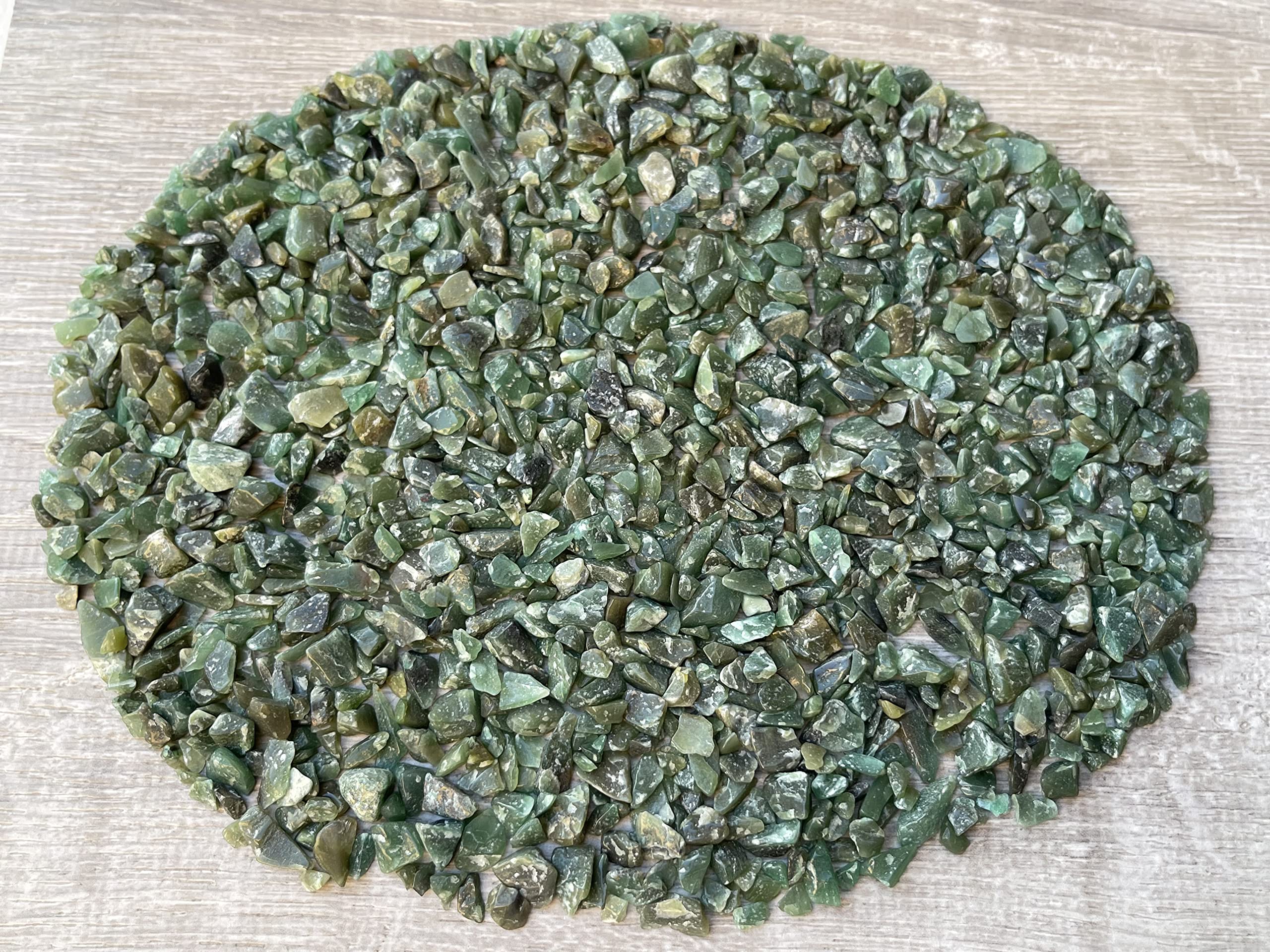 GAF TREASURES green aventurine chips as vase fillers and accents
