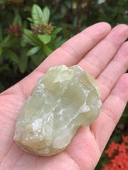 GAF TREASURES green calcite rough texture highlighting irregular shape