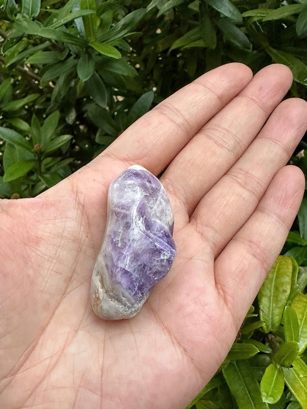 GAF Treasures half-pound bag of chevron amethyst stones ready to use