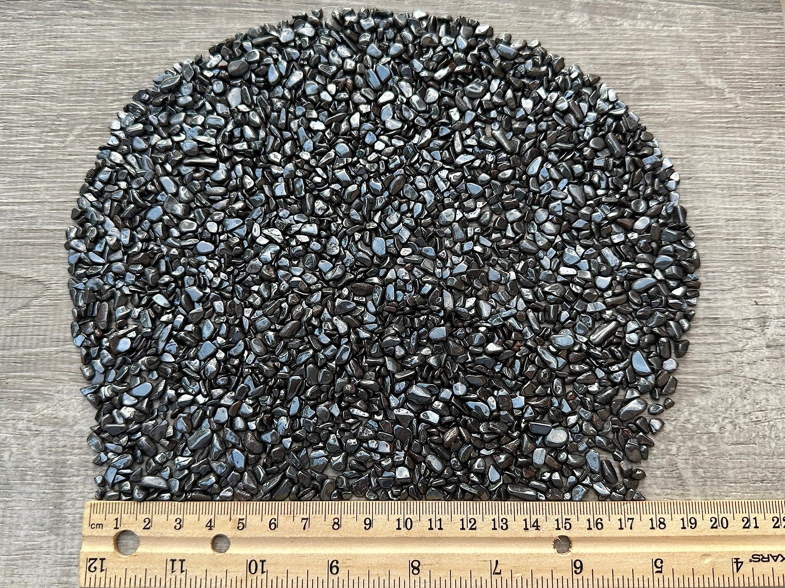 GAF TREASURES hematite chips suitable for epoxy casting and resin art.