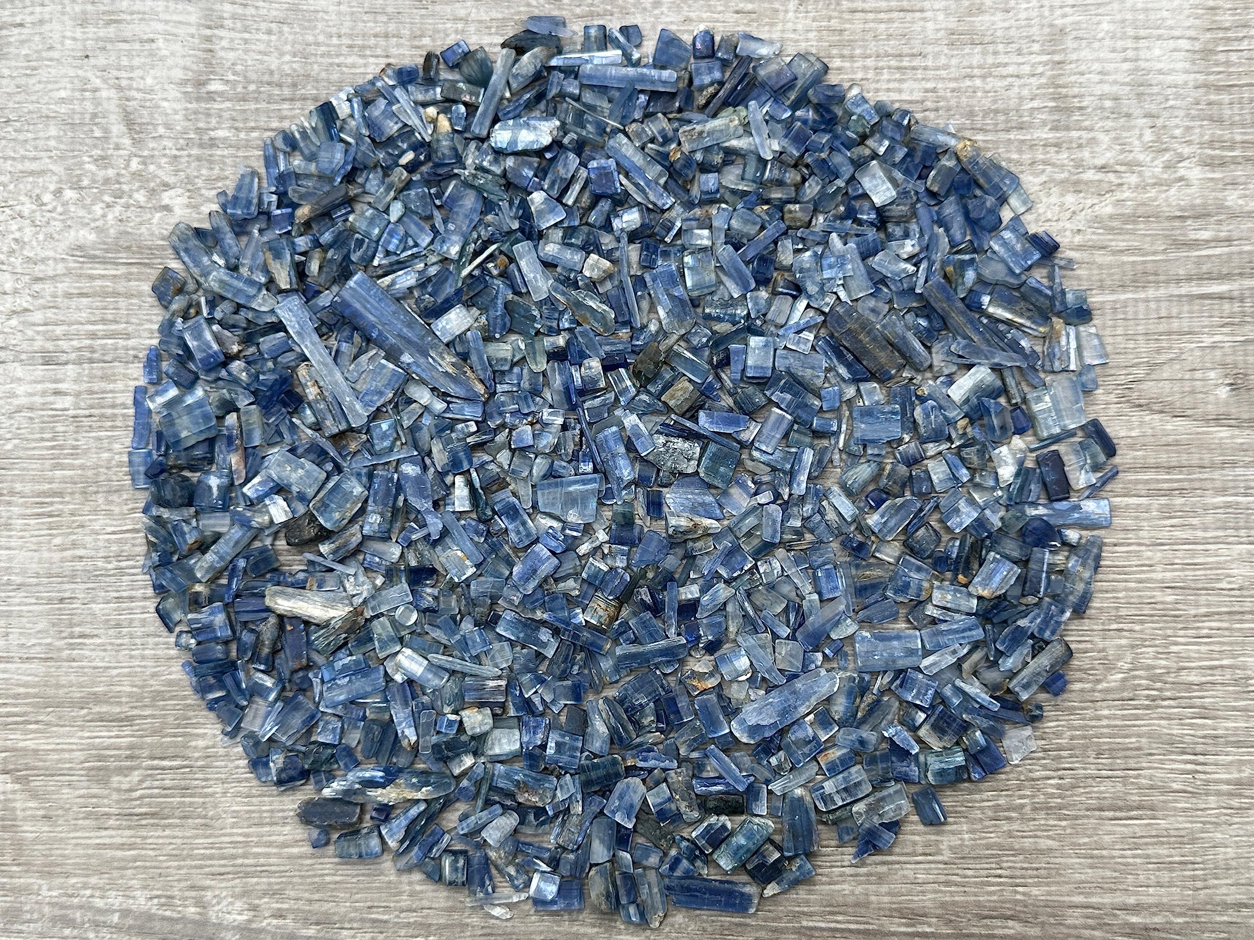 GAF TREASURES crushed blue kyanite crystals for epoxy and mosaics