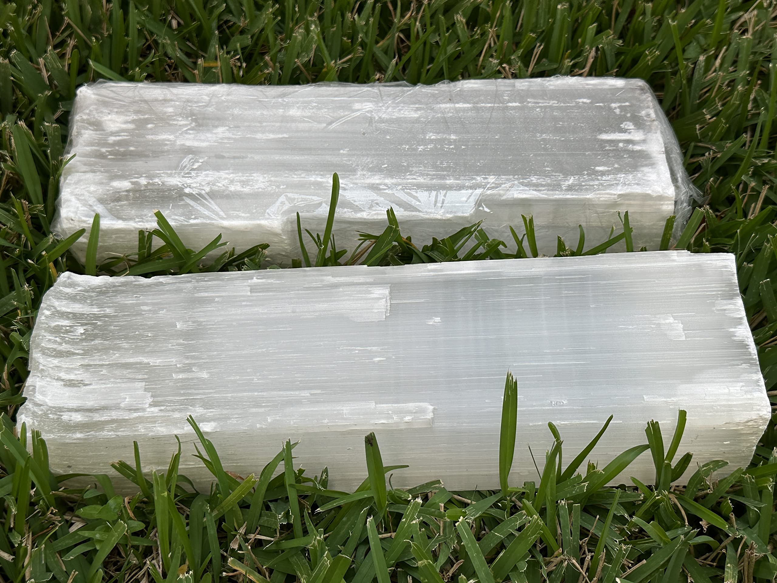 GAF Treasures large selenite log measures 12–16 inches