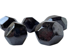 GAF TREASURES garnet polygon polished closeup showing deep red facets for meditation