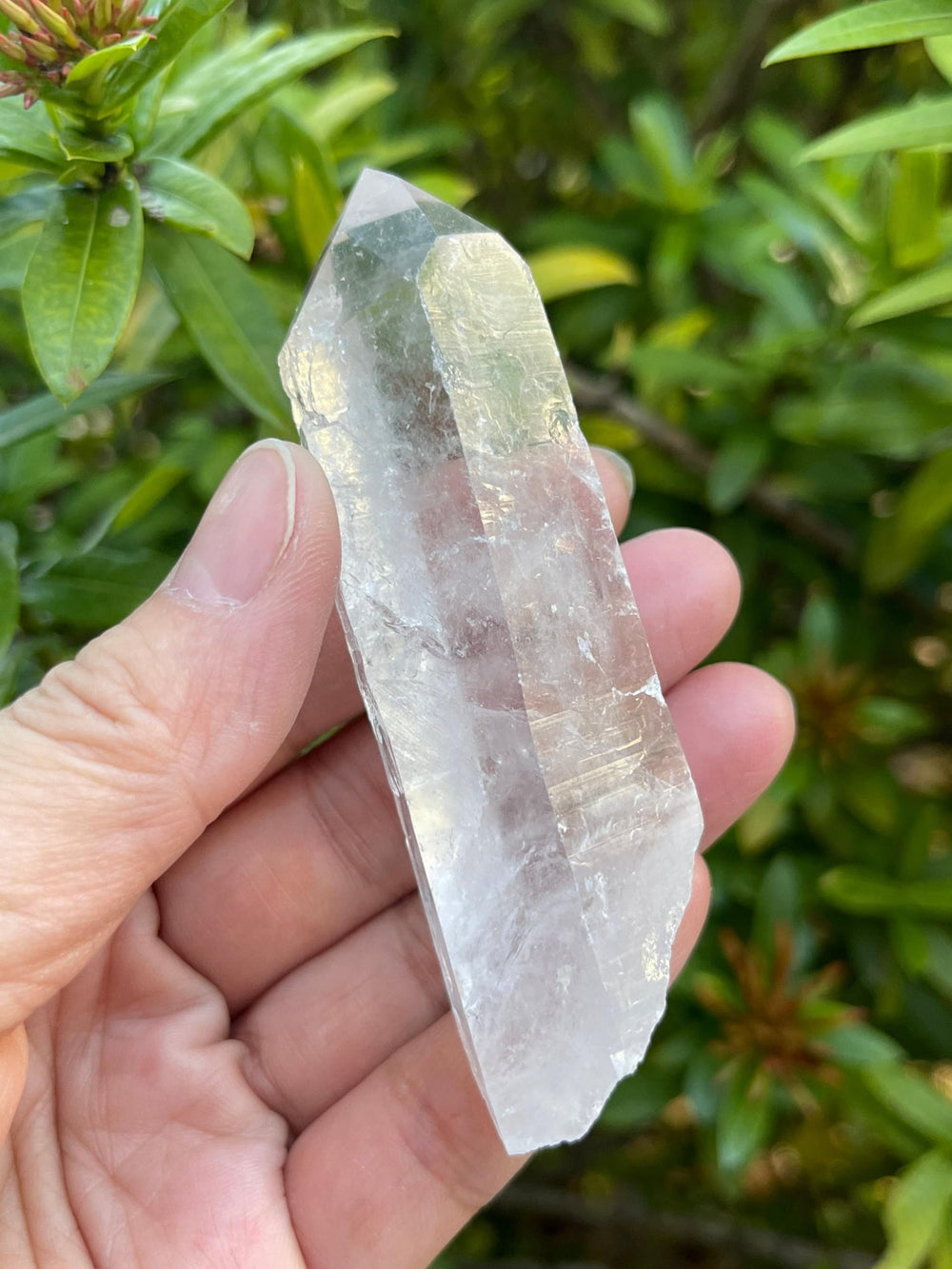 GAF TREASURES light passing quartz point 2-3in enhances light play in displays.