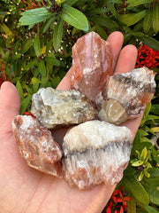 GAF TREASURES rough calcite from Mexico, ideal for cabbing and lapidary projects.
