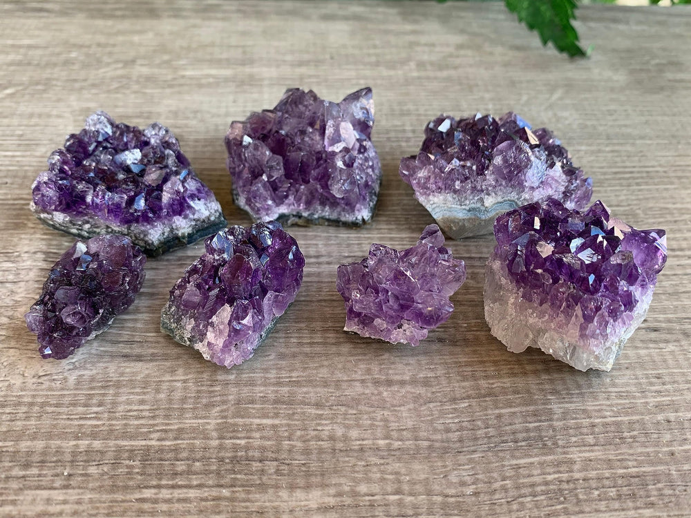 GAF TREASURES Mini box amethyst collection ready for compact display.