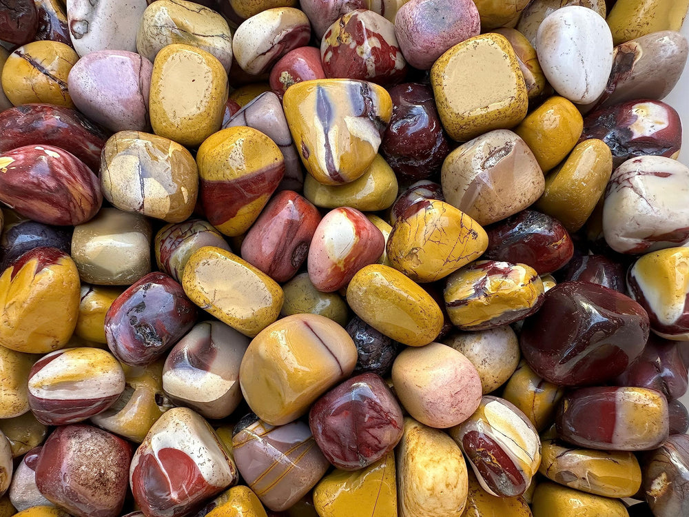 GAF TREASURES Mookaite tumbled stones Grade A quality for collection