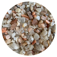 GAF TREASURES moonstone chips for crystal crafts and decor ideas