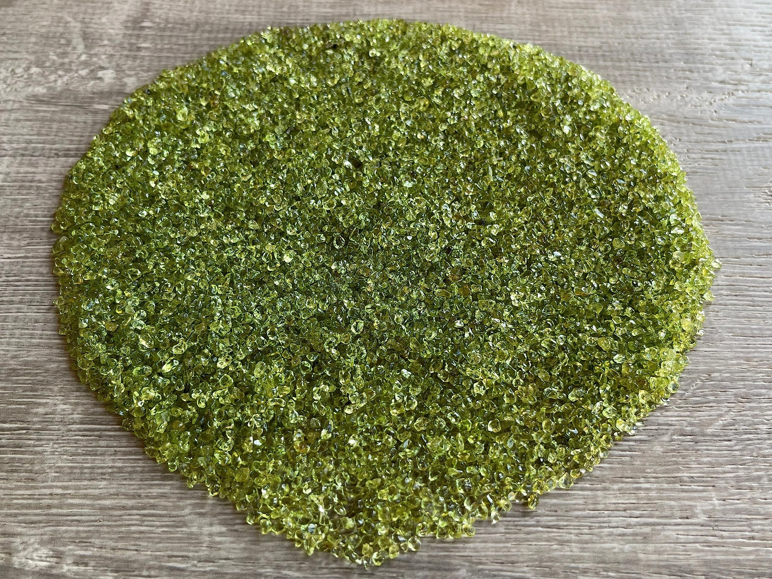 GAF Treasures Natural Tumbled Peridot for smooth decorative accents.