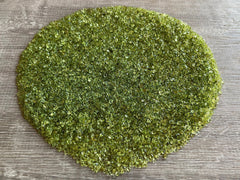 GAF Treasures Natural Tumbled Peridot for smooth decorative accents.