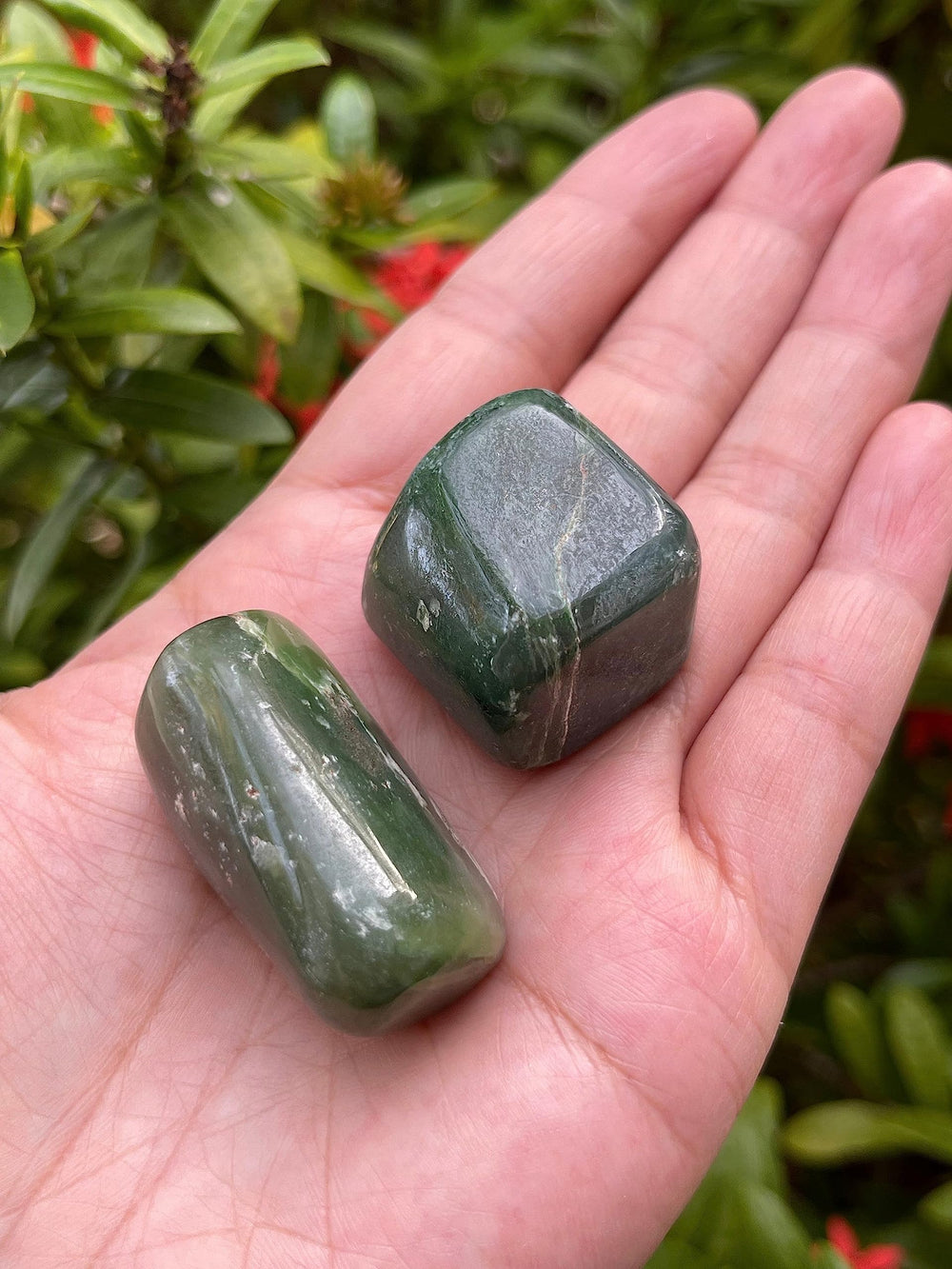 GAF TREASURES nephrite jade stones suitable for pocket carry and daily calm rituals.
