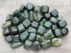 GAF TREASURES nephrite jade tumbled stones sized 1- to 1.5-inches for easy handling.