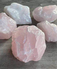 GAF TREASURES Pink Calcite Rough artisan stone for wire wrapping projects