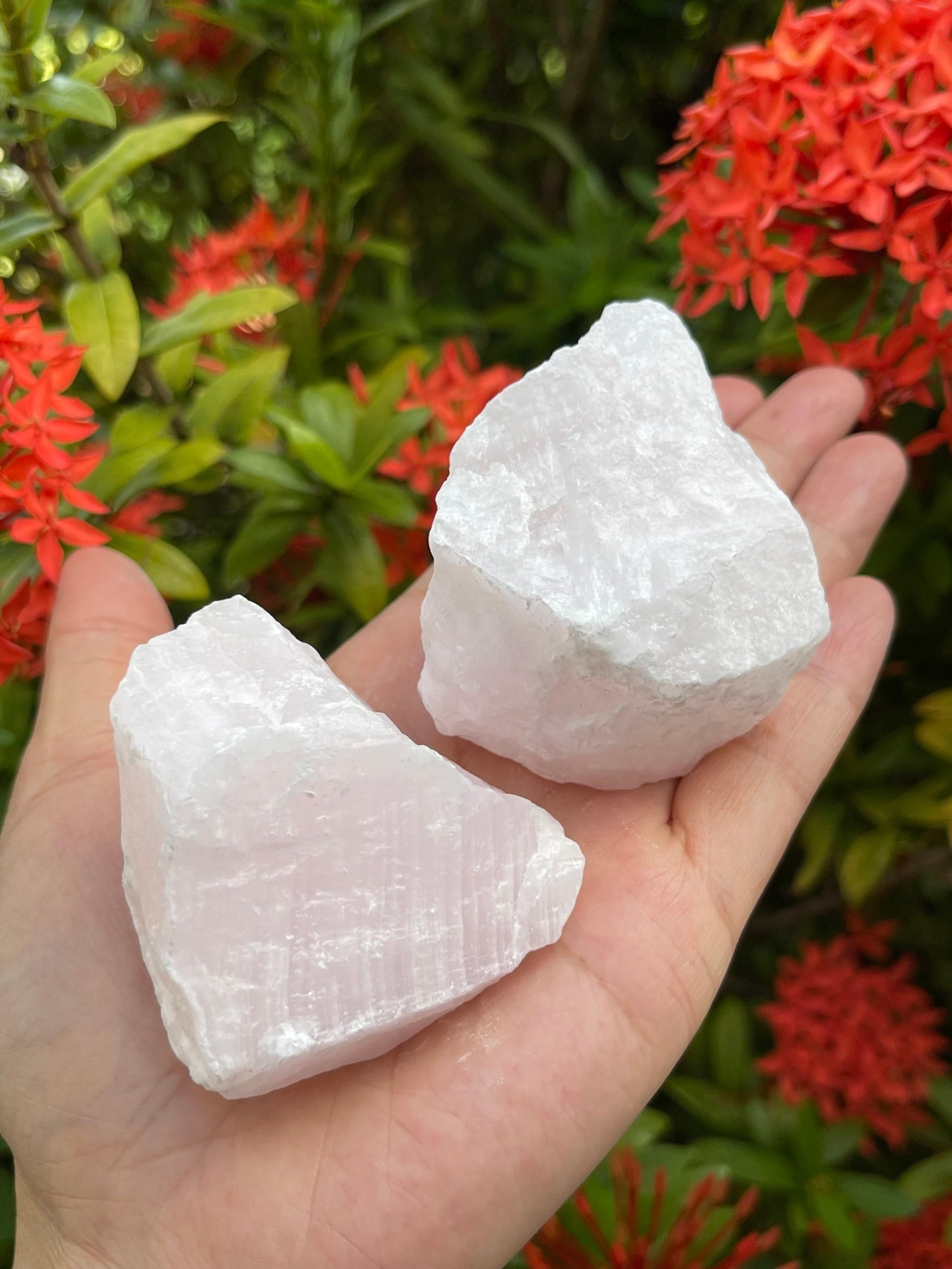 GAF TREASURES Pink Calcite Rough specimen for Reiki and Wicca practices