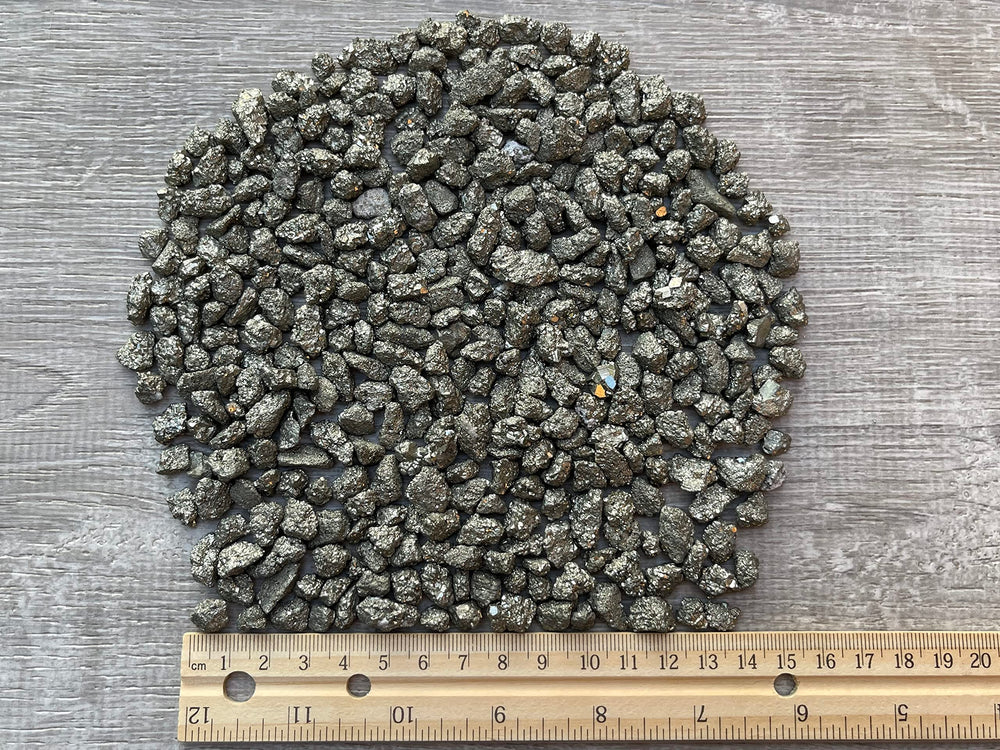 GAF TREASURES Pyrite chips for art and jewelry designs
