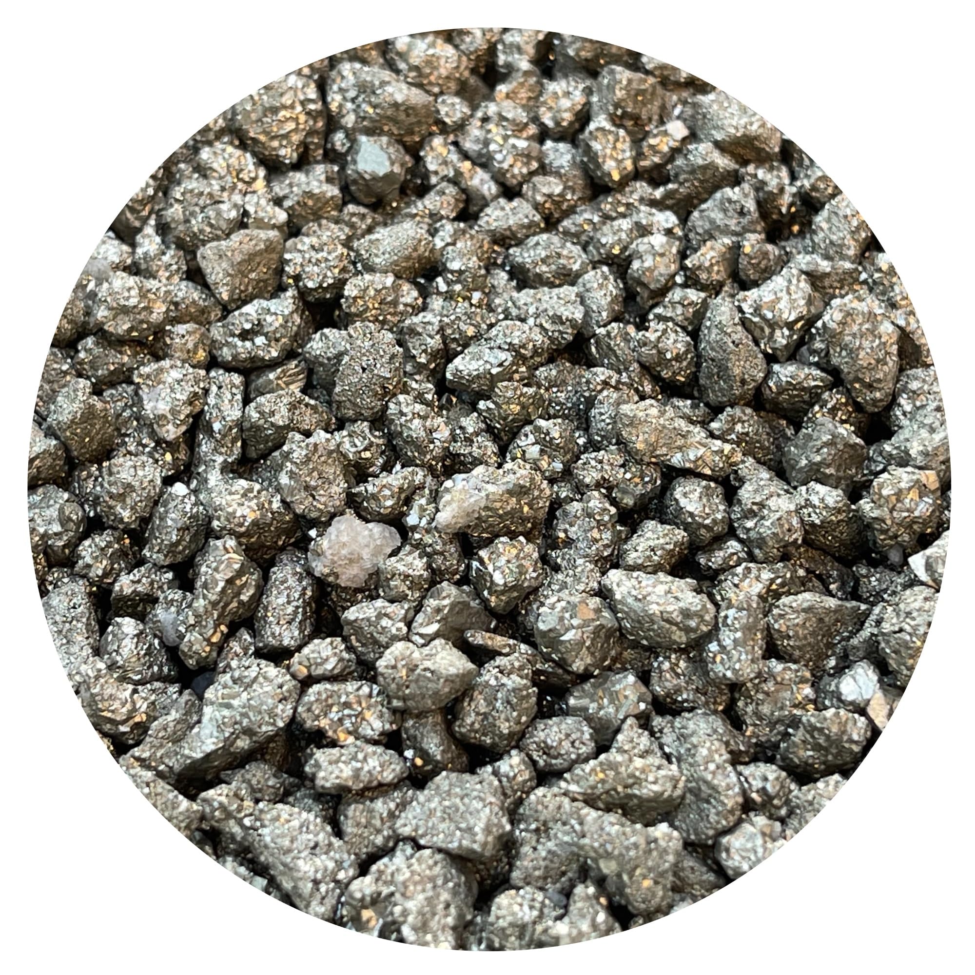 GAF TREASURES Pyrite chips for jewelry design and decor