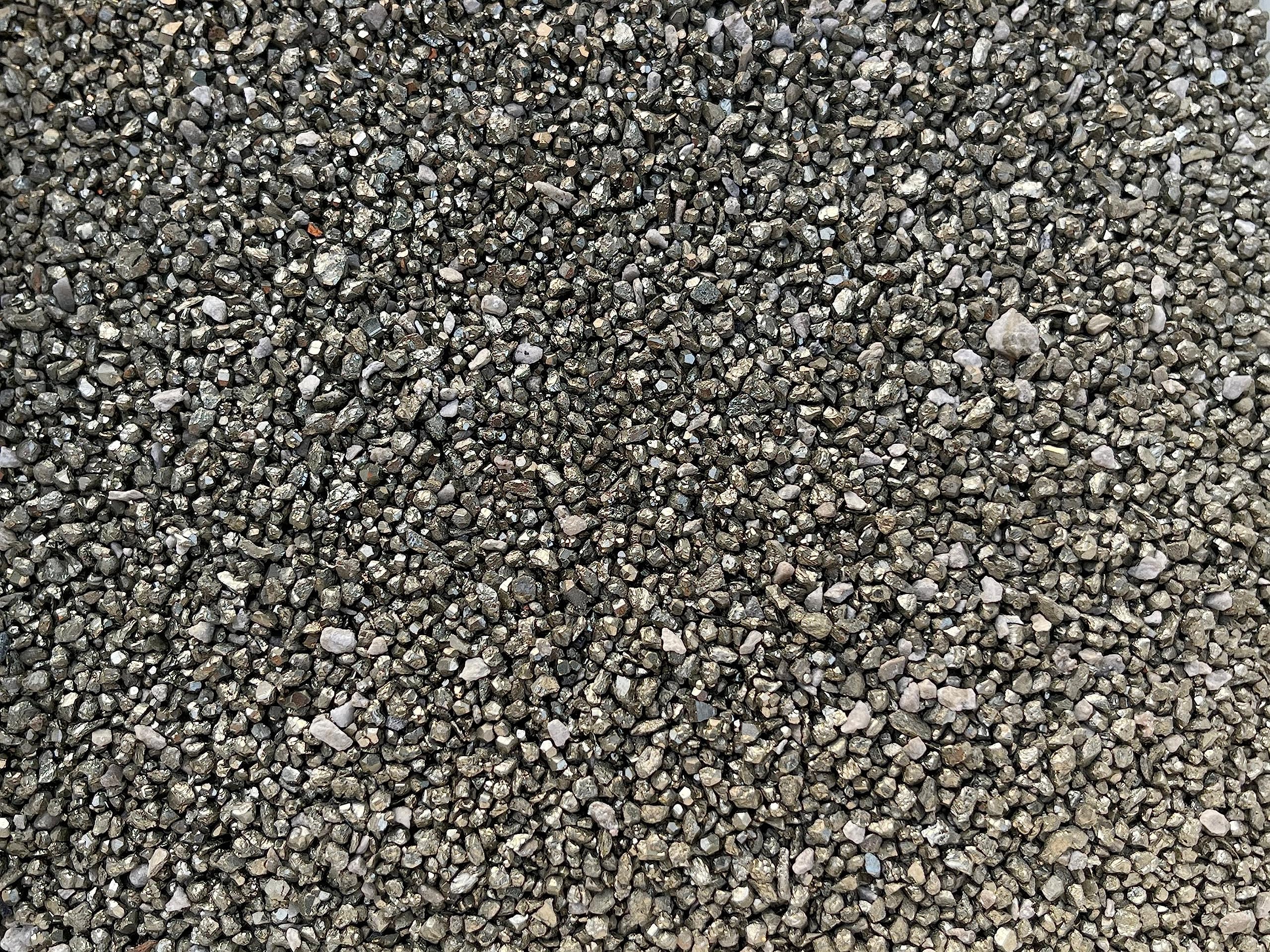 GAF TREASURES Pyrite Chips eco-friendly sourced stones for sustainable décor.