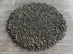 GAF TREASURES Pyrite Chips crushed-undrilled for resin crafts and decorative accents.