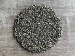 GAF TREASURES Pyrite Chips natural-tumbled 2-5mm ideal for jewelry embellishment.