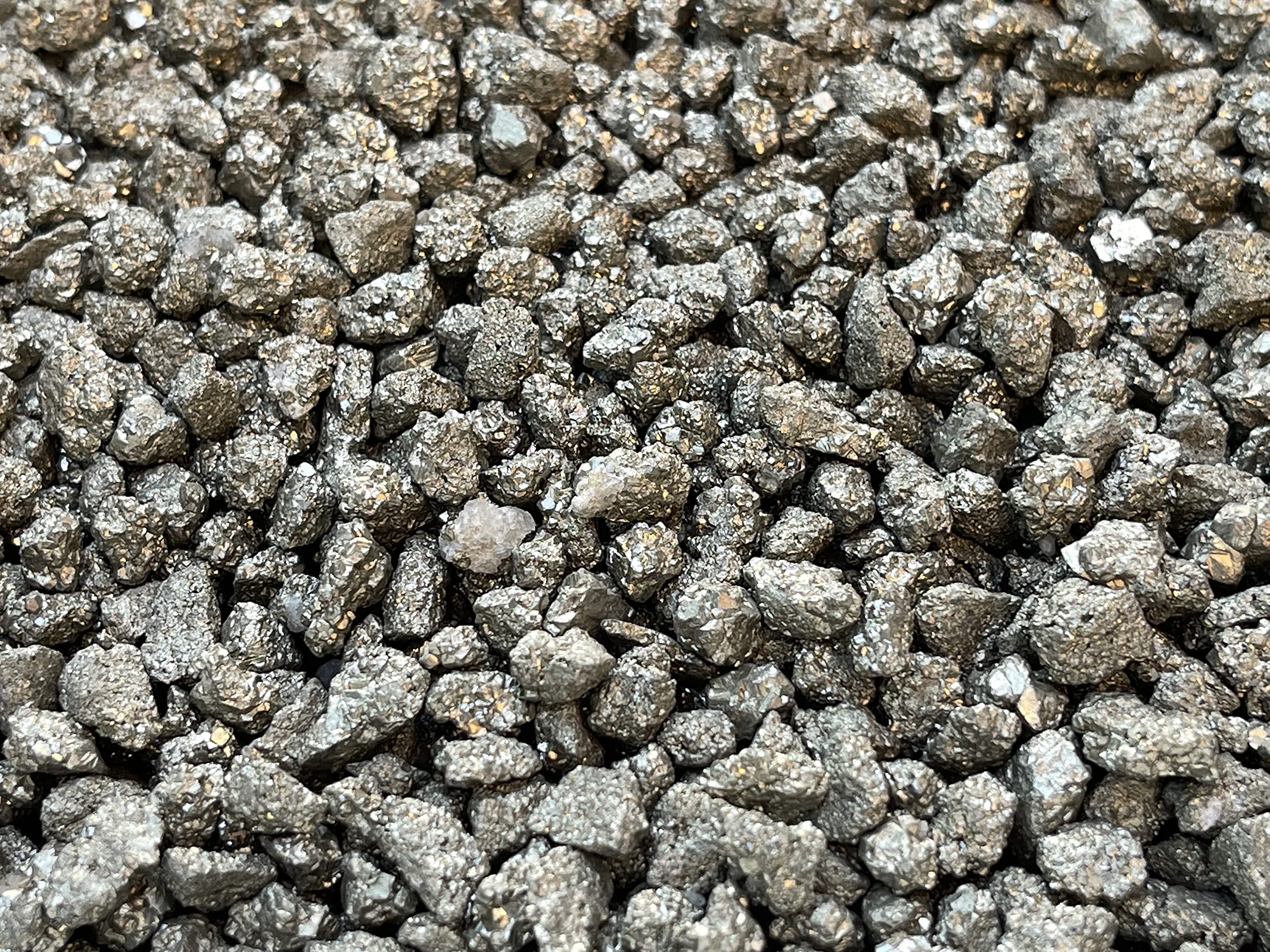 GAF TREASURES Pyrite chips for vase fillers and crafts