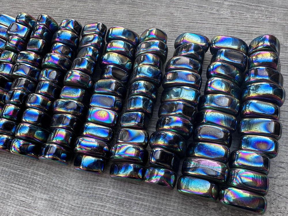 GAF TREASURES Rainbow Magnetic Hematite for Reiki and meditation sessions