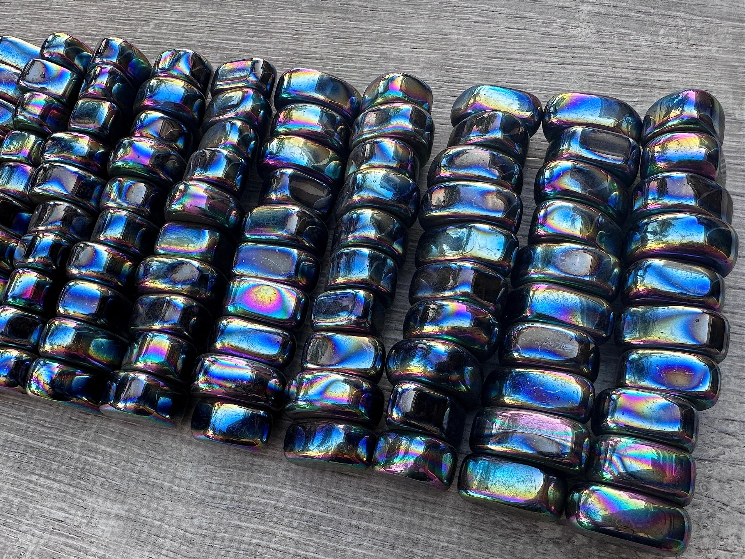 GAF Treasures 0.75-1 inch stones sized for easy handling and grids.