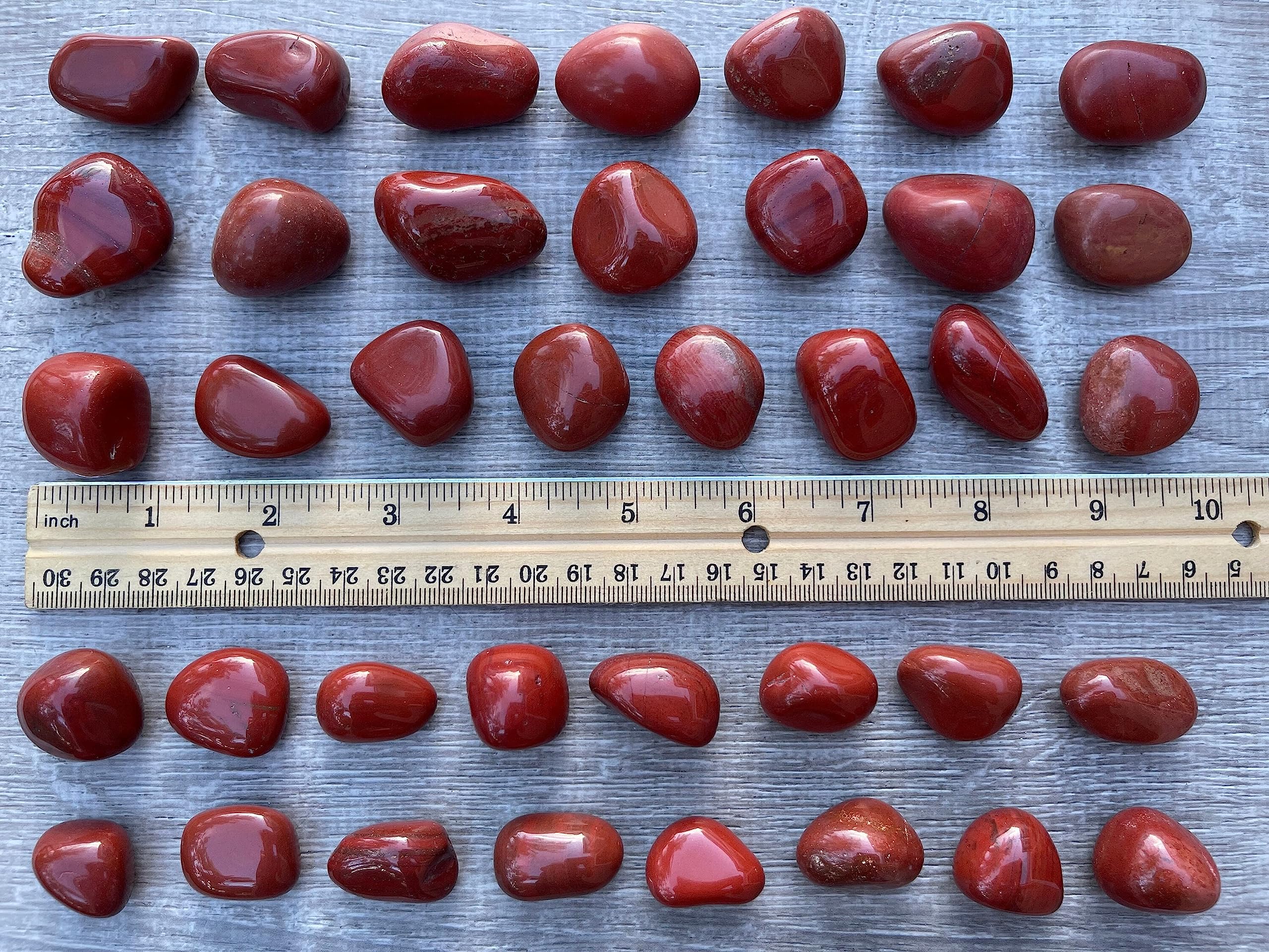 GAF TREASURES Red Jasper used in Reiki or energy healing practice