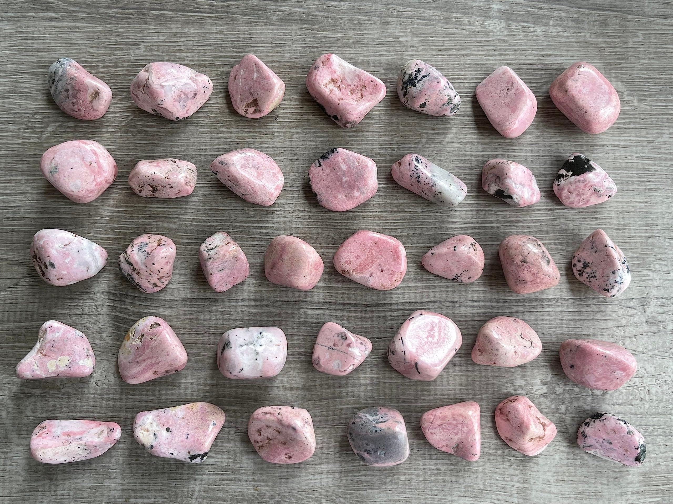 GAF TREASURES Grade A Rhodonite quality stones for reliable collection