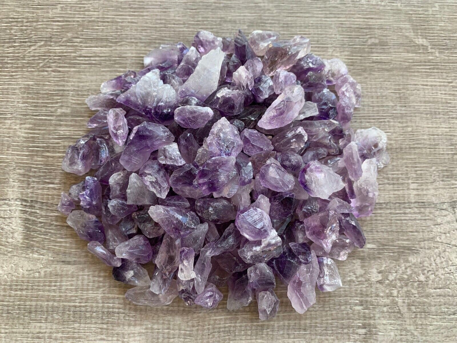 GAF TREASURES rough amethyst point enhances intention setting in rituals