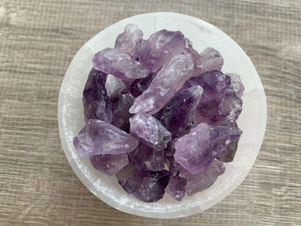 GAF TREASURES rough amethyst point size varies 0.5-1.25 inches