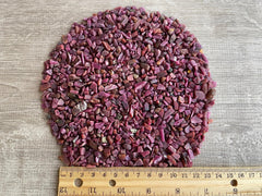 GAF TREASURES Undrilled ruby crystals ideal for resin inlays and DIY ornaments.