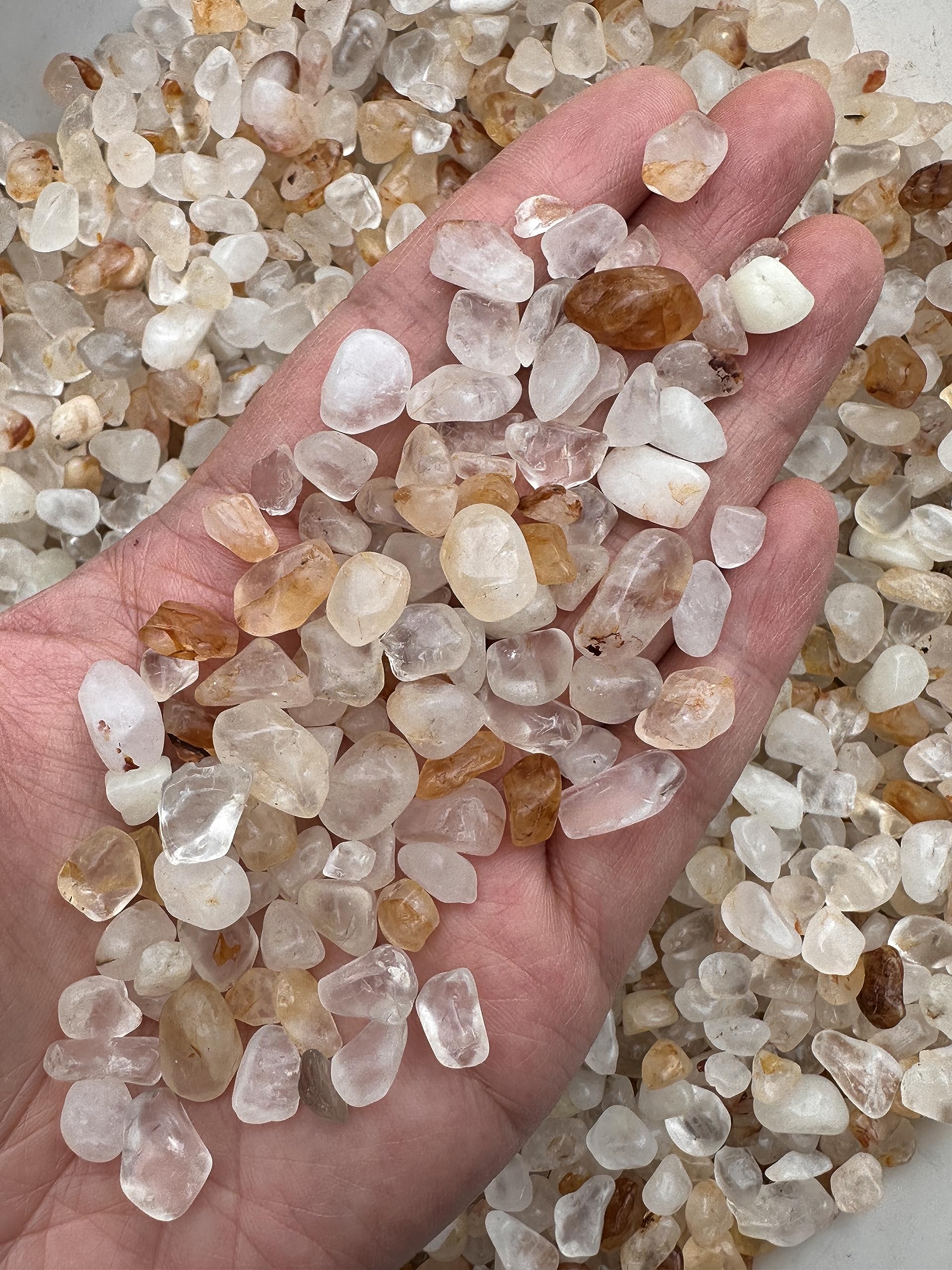 GAF TREASURES semi-tumbled gemstones provide texture for resin art and displays.