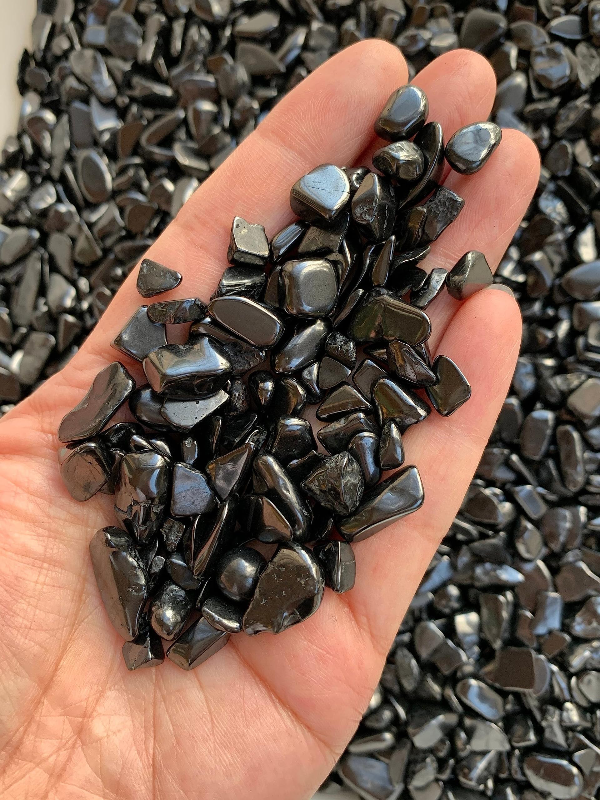 GAF TREASURES Shungite Chips bulk 5 lb option for bigger installations.