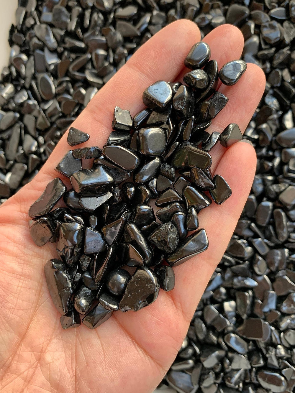 GAF TREASURES Shungite Chips bulk 5 lb option for bigger installations.
