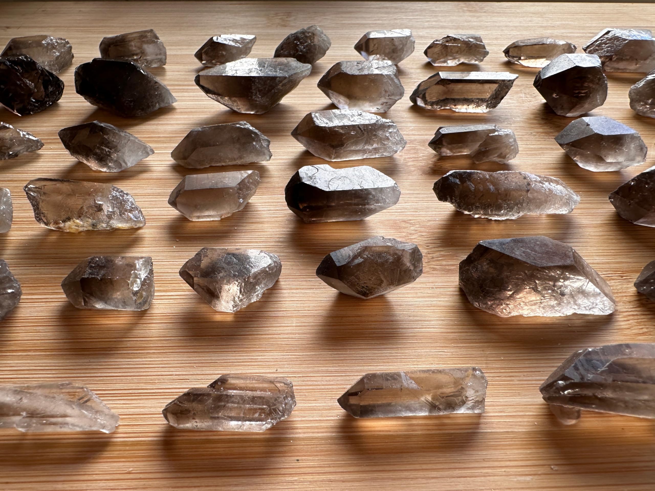 GAF TREASURES Smoky Quartz Point pocket stone for focus and daily mindfulness.