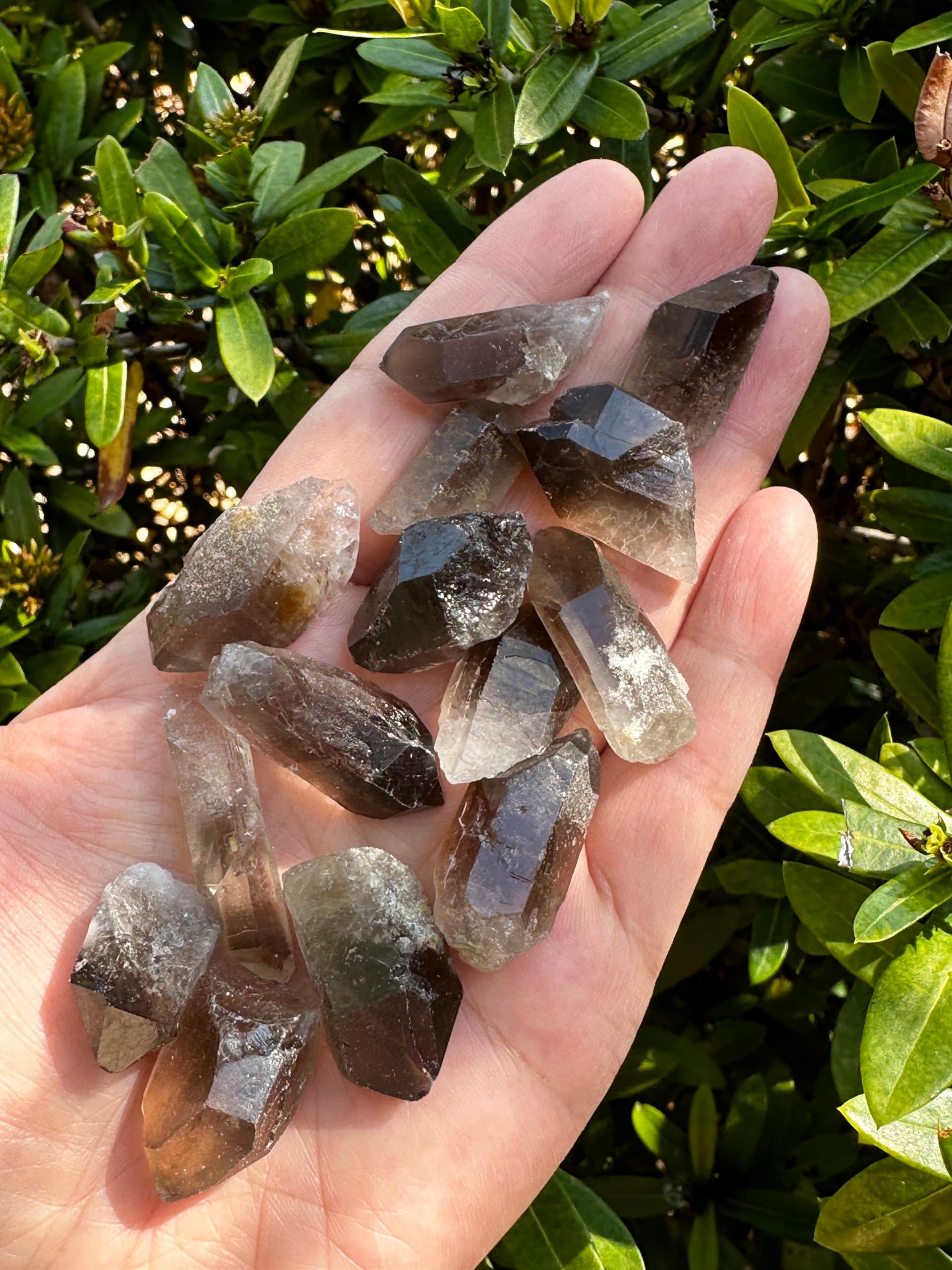 GAF TREASURES smoky quartz point rough ideal for pocket carry and daily calm.