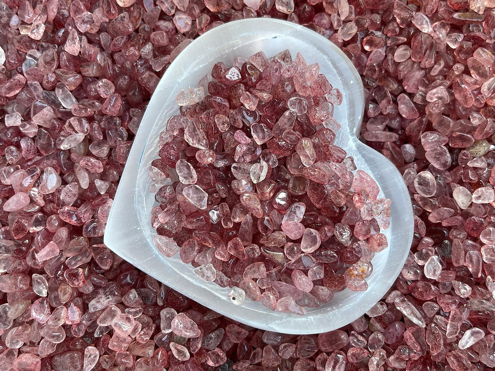 GAF TREASURES Strawberry Gemstone Chips for epoxy projects and art pieces.