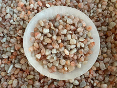 GAF TREASURES sunstone chips for jewelry making and artwork.