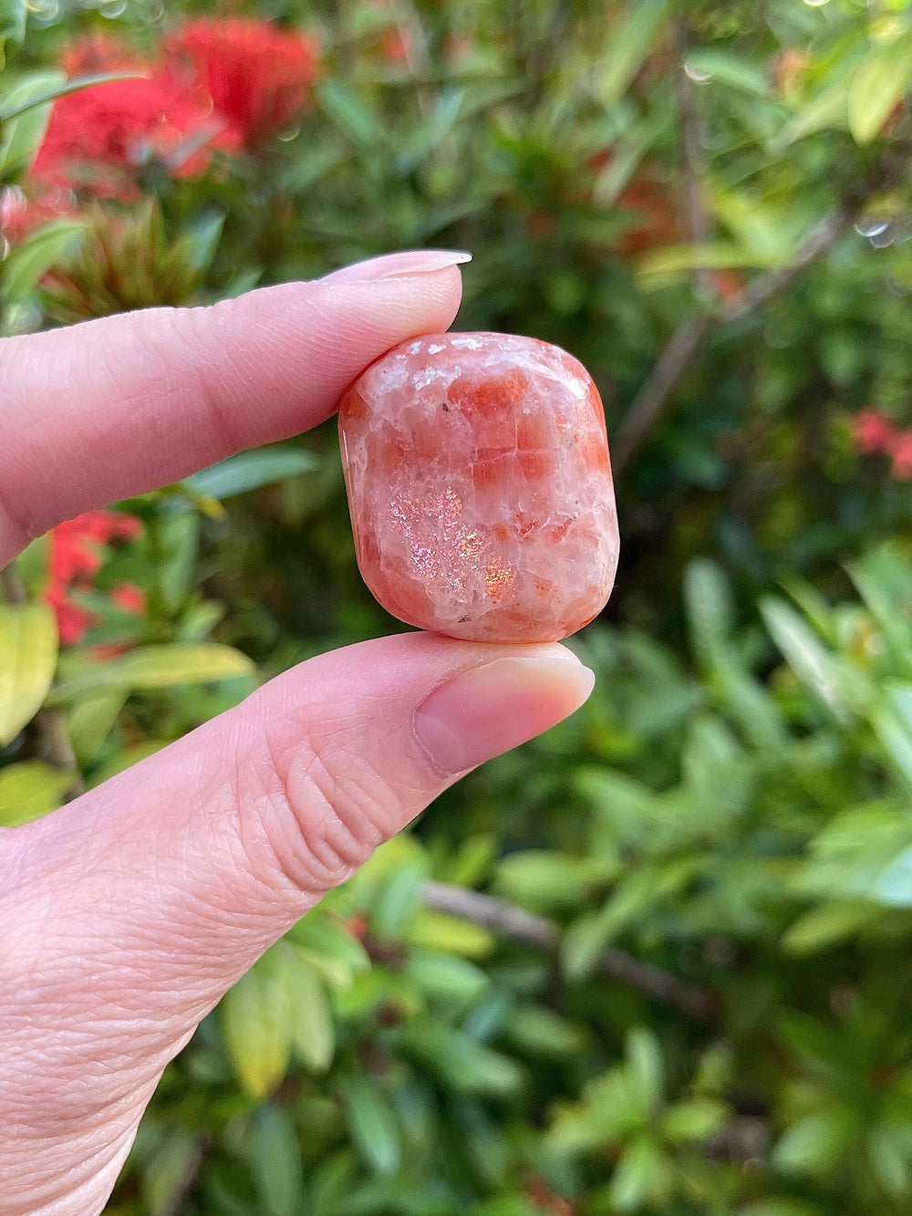 GAF Treasures sunstone polished gemstone to brighten moods