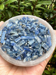 GAF TREASURES undrilled blue kyanite pieces for custom settings