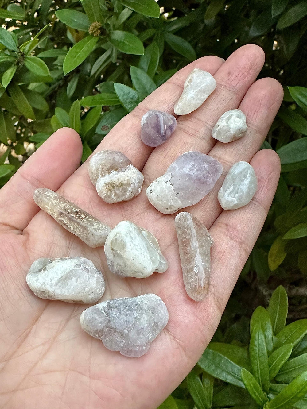 GAF TREASURES undrilled Spirit Quartz chips for custom orgonites and crafts