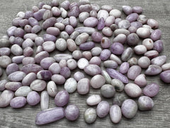 GAF TREASURES Kunzite healing crystals arranged for crystal grid and energy work.