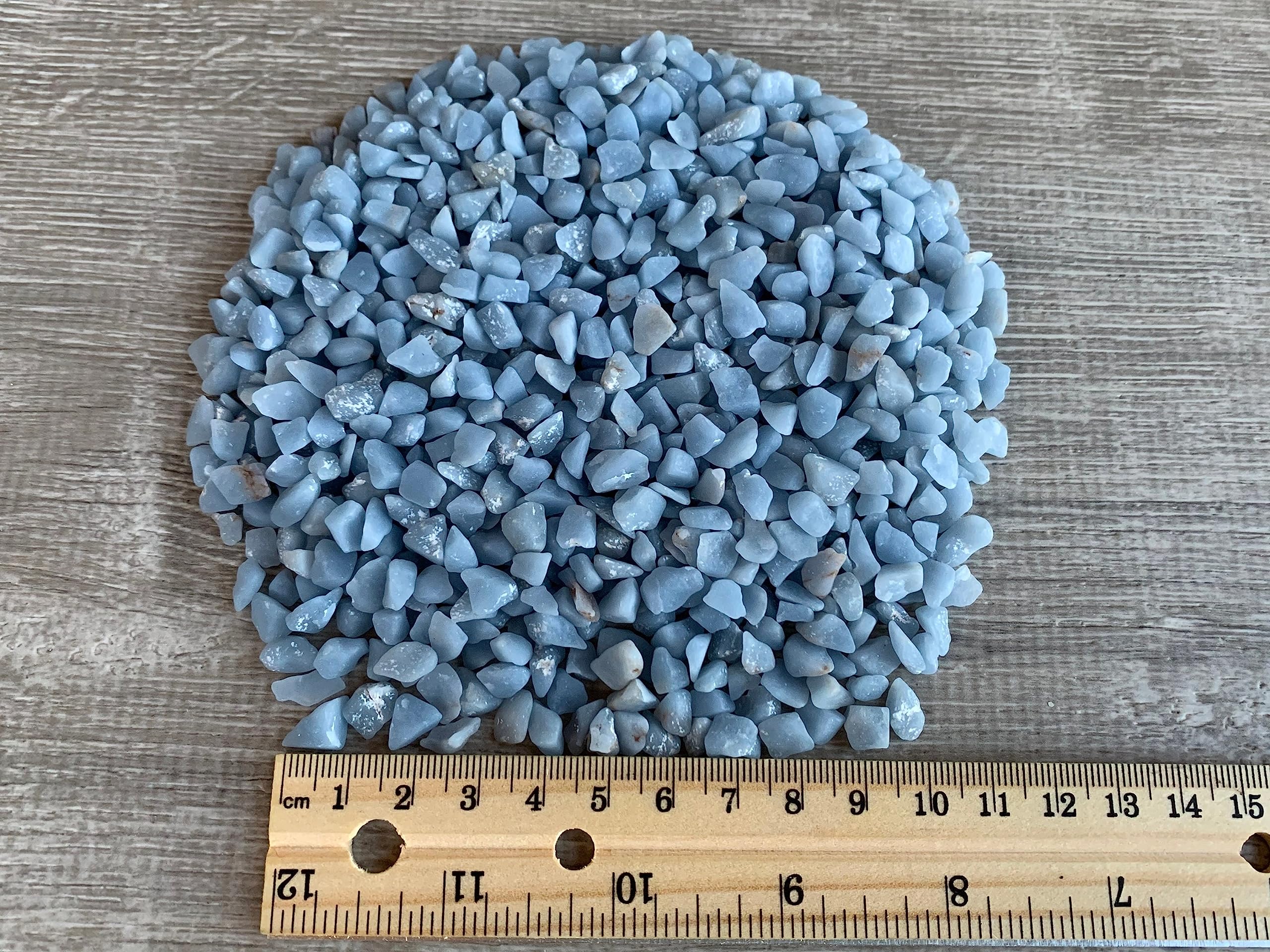 GAF TREASURES natural Angelite mini crystals ideal for crystal trees and displays.