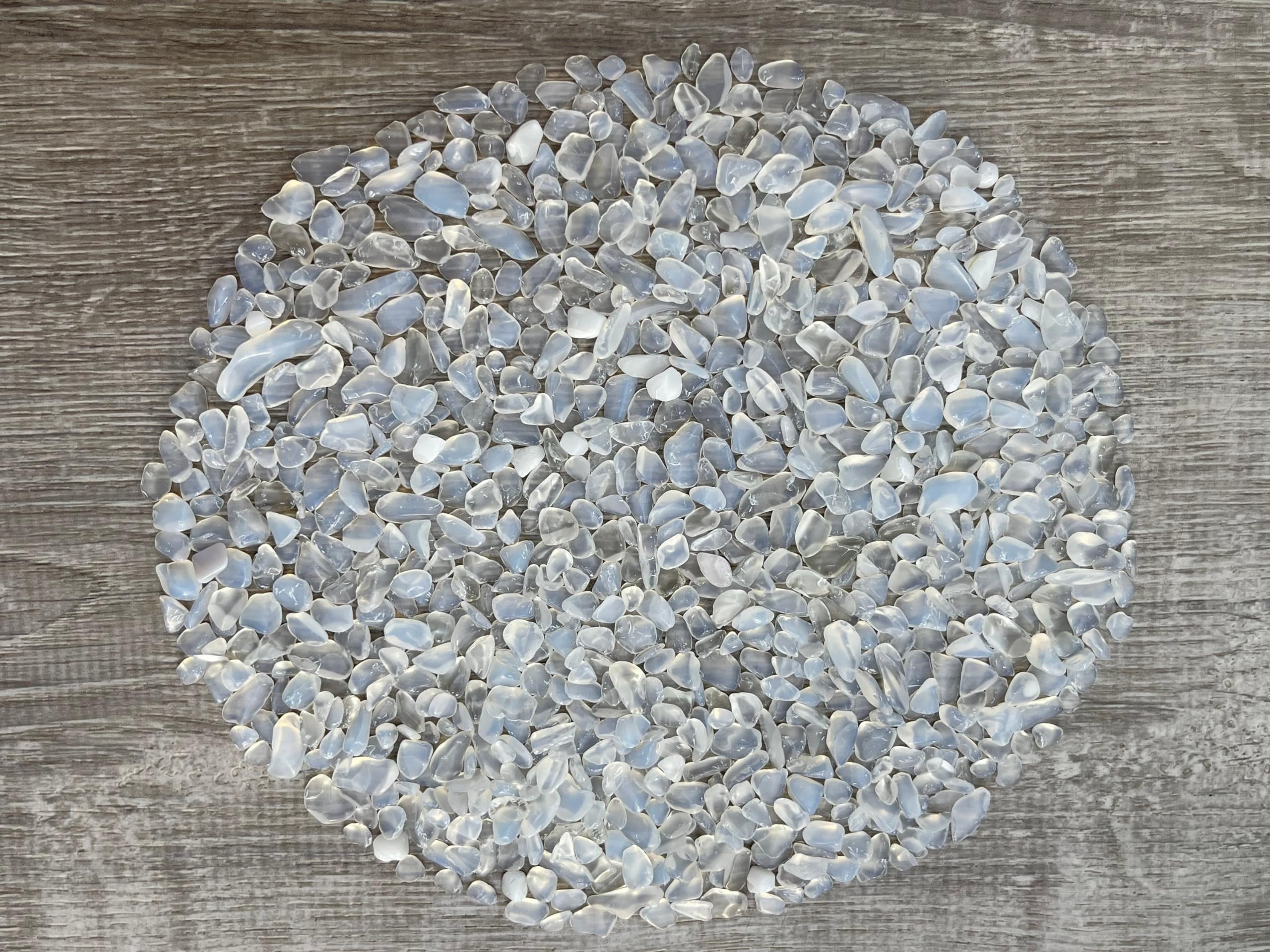 GAF TREASURES Opalite chips 5mm-12mm size versatile for beadwork and mosaics.