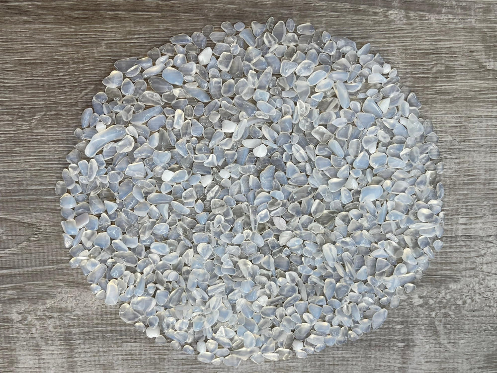 GAF TREASURES Opalite chips 5mm-12mm size versatile for beadwork and mosaics.