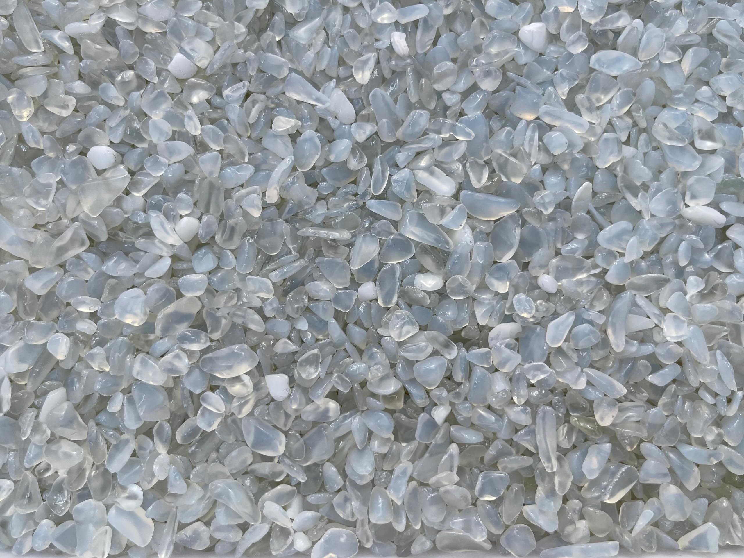 GAF TREASURES Opalite chips bulk ten-pounds for bulk supply and long-term projects.